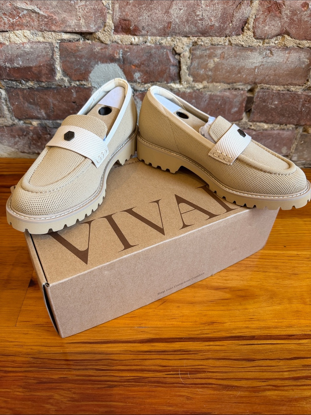 Vivaia Round-Toe Platform Chunky Heel Loafers (Francesca)